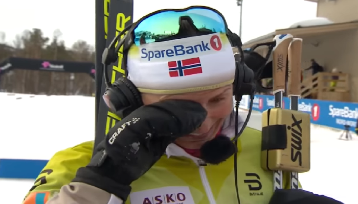 Marit Bjørgen klarer ikke å holde tårene tilbake – Norge TAKKER deg Marit!